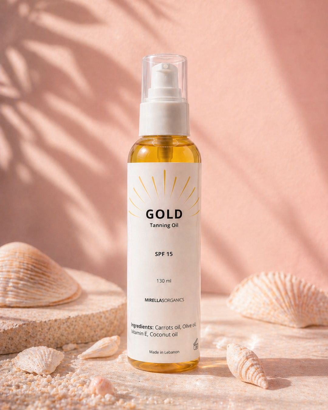 Gold Tanning oil – Mirellas Organics