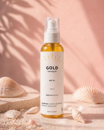 Gold Tanning oil